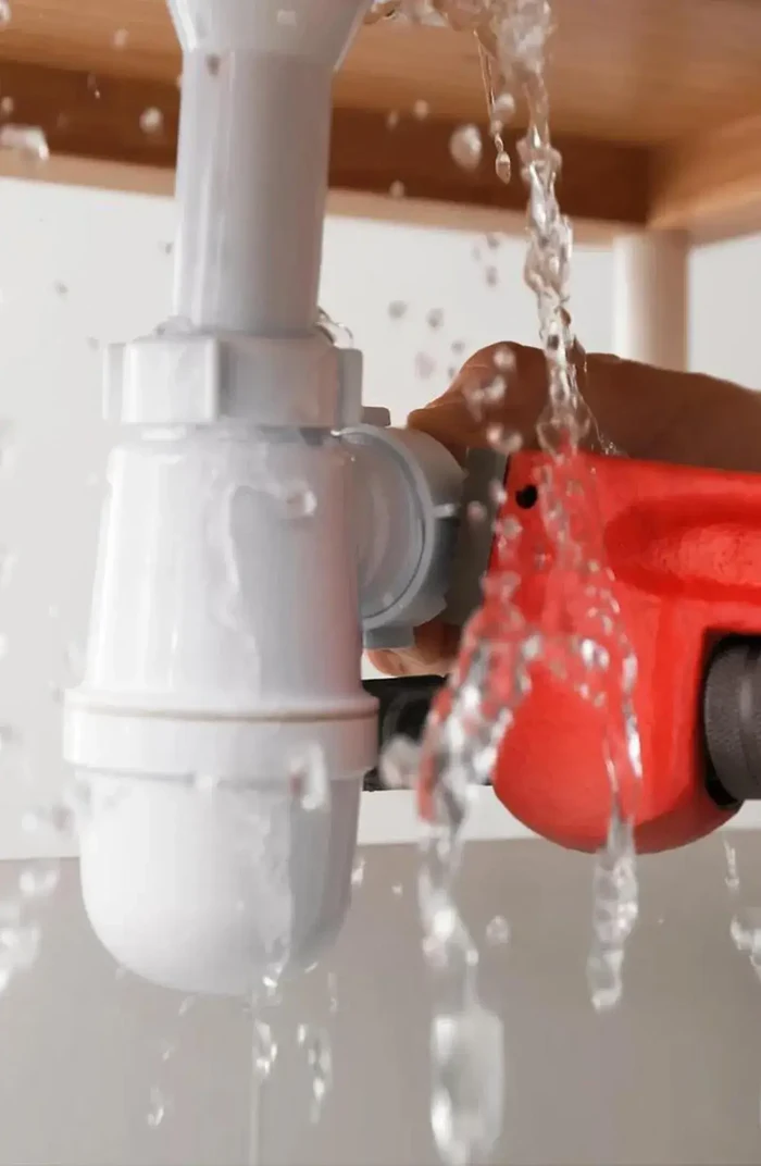Leaking trap repair